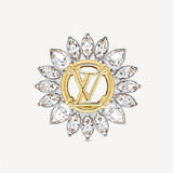 18K Louis Sunflower Brooch