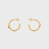 18K Triomphe Indie Hoops Earrings