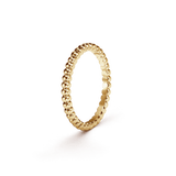 18K Van Cleef & Arpels Perlée Pearls Of Gold Ring