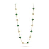 18K Vintage Alhambra 20 Motifs Long Clover Necklace