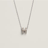 18K Mini Pop H Grey Necklace