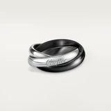 18K Cartier Trinity Classic Ceramics Ring
