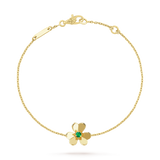 18K Van Cleef & Arpels Frivole Emerald Bracelet