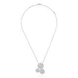 18K Three Flowers Lotus Necklace