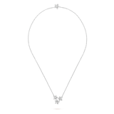 18K Three Flowers Socrate Necklace