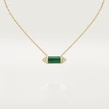 18K Cartier Les Berlingots De Cartier Malachite Necklace