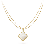 18K Magic Alhambra One Motif Pearl Necklace