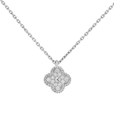 18K Van Cleef & Arpels Sweet Alhambra Diamond Necklace