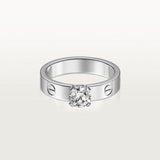 18K Love Solitaire Ring