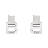 18K BB Hourglass Diamond Earrings