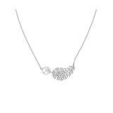 18K CHANEL Plume De Necklace