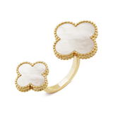 18K Van Cleef & Arpels VCA Magic Alhambra Pearls Ring