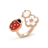 18K Van Cleef & Arpels VCA Lucky Spring Ring