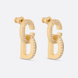 18k Dior CD Lock Earrings