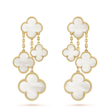 18k Van Cleef & Arpels Magic Alhambra Four Motifs Earrings
