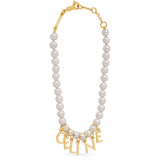 18K Triomphe Paris Pearls Bracelet