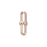18K T HardWear Large Link Diamonds Earrings