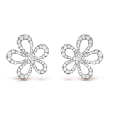 18K Flowerlace Earrings
