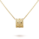18K Van Cleef & Arpels Perlée Clovers Pendant Necklace