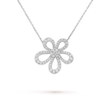 18K Flowerlace Pendant Necklace