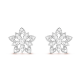 18k Van Cleef & Arpels Lotus Openwork Earrings