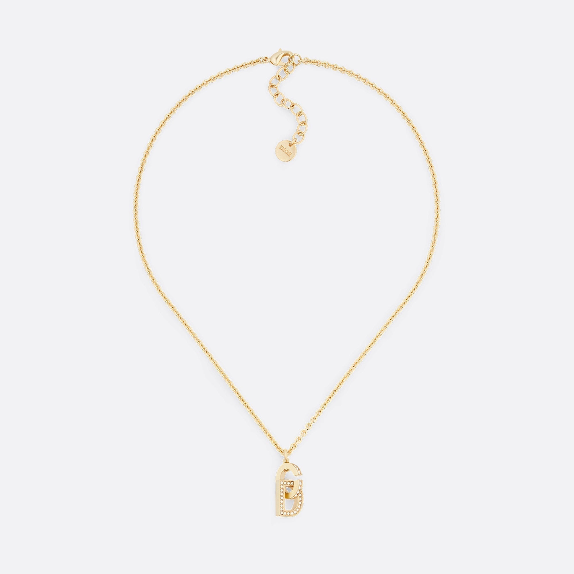 18K Dior CD Lock Necklace
