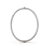18K White Gold Perlée Bracelet