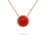 18K Van Cleef & Arpels Perlée couleurs Carnelian Necklace