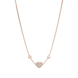 18K Happy Heart Diamonds Necklace
