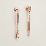 18k Hermes Chaine D'ancre Chaos Earrings