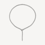 18K BV Serpenti Viper Full Pave Diamonds Necklace