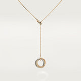 18K Cartier Trinity Diamonds Necklace