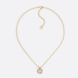 18K Dior Petit CD Multicolor Crystals Necklace