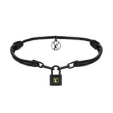 Louis Silver Lockit Titanium Bracelet
