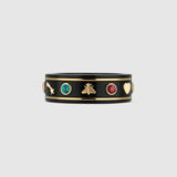 18K GG Icon With Gemstones Corundum Ring