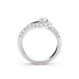 18K Couture Solitaire Ring