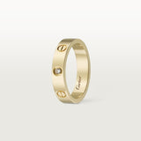 18K Love Wedding One Diamond Ring