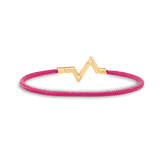 18K Louis Volt Upside Down Play Pink Bracelet