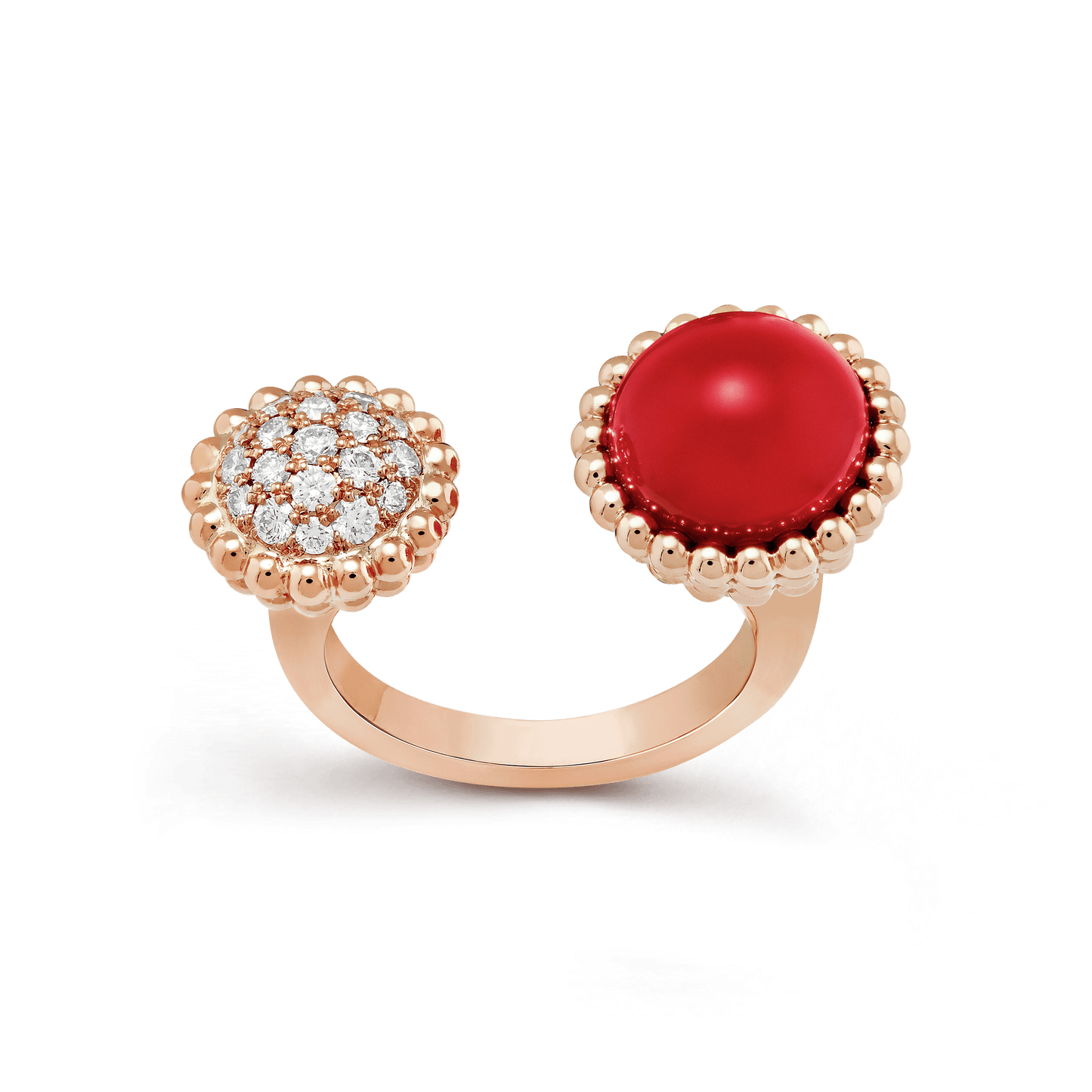 18K Perlée Couleurs Between The Finger Ring