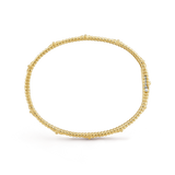 18K Yellow Gold Perlée Sweet Clovers Small Bracelet