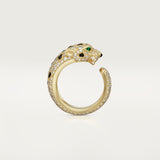 18K Panthere De Diamond Ring