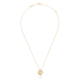 18K Vintage Alhambra Pendant Clover Necklace