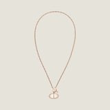 18K Chaine D'ancre Contour Pendant H Necklace