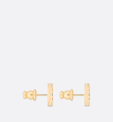 18K Petit CD Stud Earrings
