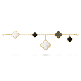 18K Magic Alhambra Five Motifs Clover Bracelet
