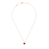 18K Sweet Alhambra Heart Pendant Necklace