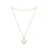 18K Van Cleef & Arpels Magic Alhambra One Motif Pearl Necklace
