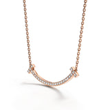 18K T Medium Diamond Pendant Necklace