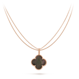 18K Magic Alhambra One Motif Pearl Necklace