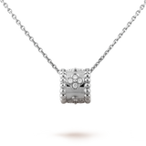18K Perlée Clovers Pendant Necklace